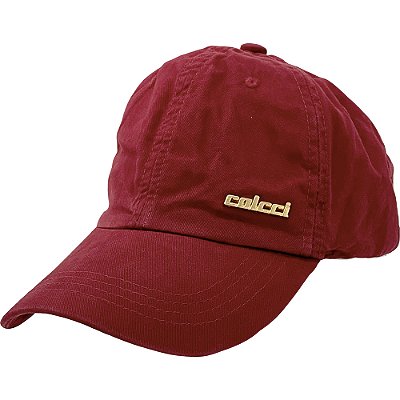 Boné Colcci Basic Gold Strapback Bordo Unissex