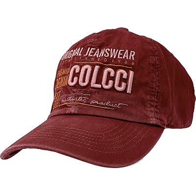 Boné Colcci Premium Denim Julia Strapback Bordo Unissex
