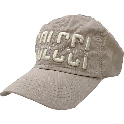 Boné Colcci Premium Denim Julia Strapback Bege Unissex