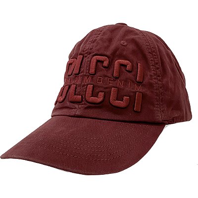 Boné Colcci Premium Denim Julia Strapback Bordo Unissex