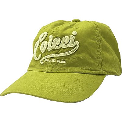 Boné Colcci Aba Curva Laser Nome Omega Verde Iguana