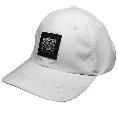 Boné Colcci Aba Curva Microfibra Snapback Branco