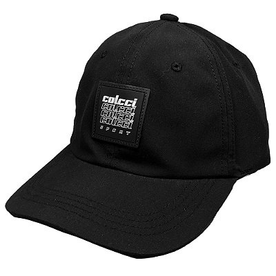 Boné Colcci Aba Curva Microfibra Snapback Preto