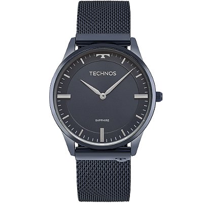 Relógio Technos Unissex Sapphire Azul 9T22AN4A