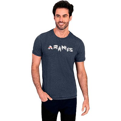 Camiseta Aramis Eco Estampada V23 Marinho Masculino
