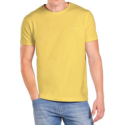 Camiseta Aramis Eco Lisa V23 Amarelo Masculino