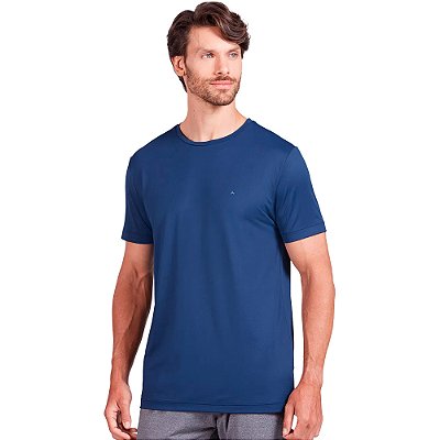 Camiseta Aramis Poliamida Lisa Marinho Masculino