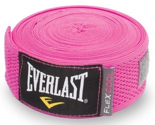 Bandagem Everlast Flex Cool 5,4 Metros Rosa