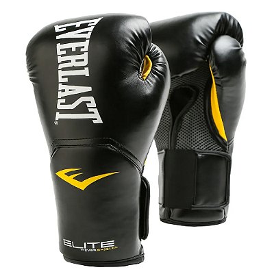 Luva de Boxe Everlast Pro Style Elite Preto