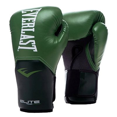 Luva de Boxe Everlast Pro Style Elite Verde