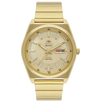Relógio Orient Masculino Automatic Dourado F49GG005-C1KX