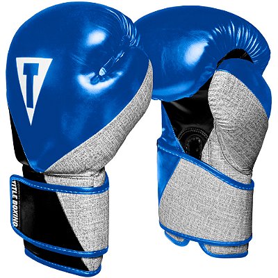 Luva de Boxe Title Prime Training Azul