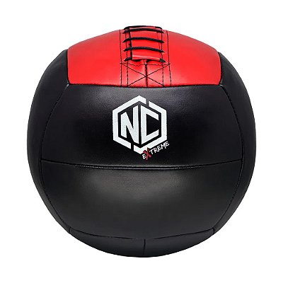 Wall Ball NC Extreme Preto e Vermelha 14lbs | 6,3kg