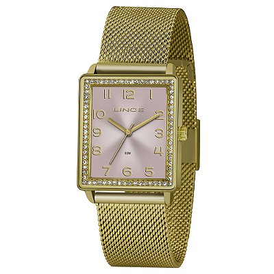 Relógio Lince Feminino Urban Dourado LQG4665L-R2KX