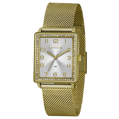 Relógio Lince Feminino Urban Dourado LQG4665L-S2KX