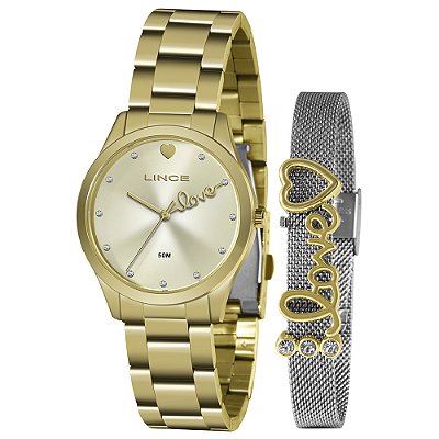 Relógio Lince Feminino Funny Dourado LRG4668L-KZ95C1KX