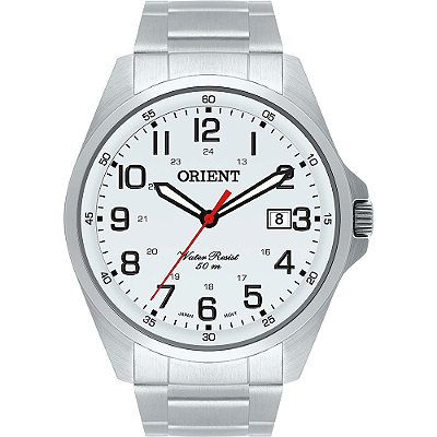 Relógio Orient Masculino Quantz Analógico Prata MBSS1171-S2SX