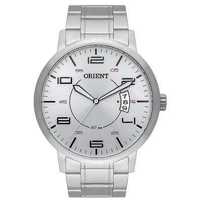 Relógio Orient Masculino Eternal Analógico Prata MBSS1381-S2SX