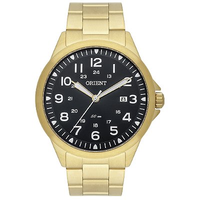 Relógio Orient Masculino Eternal Analógico Dourado MGSS1199-P2KX