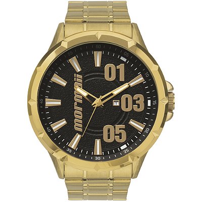 Relógio Mormaii Masculino Steel Basic Dourado MO2015AA4D