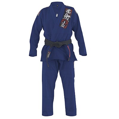 Kimono Jiu Jitsu Naja Choke Azul Marinho