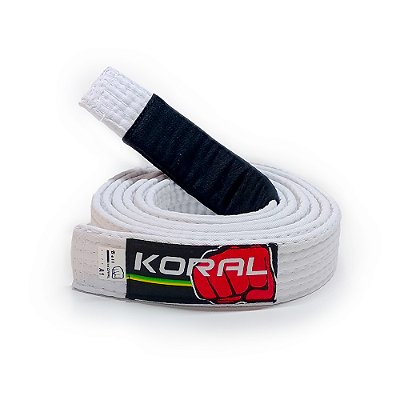 Faixa Jiu Jitsu Koral Branca