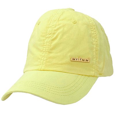 Boné Colcci Aba Curva Basic Gold Strapback Amarelo