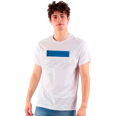 Camiseta Aéropostale Blueprint VE23 Branco Masculino
