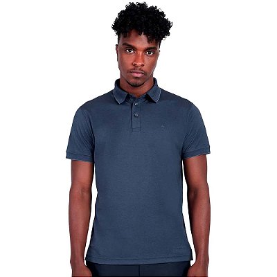 Camisa Polo Aramis Interlock Pima Tech V23 Azul Escuro Masculino