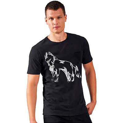 Camiseta Acostamento Risks O23 Preto Masculino