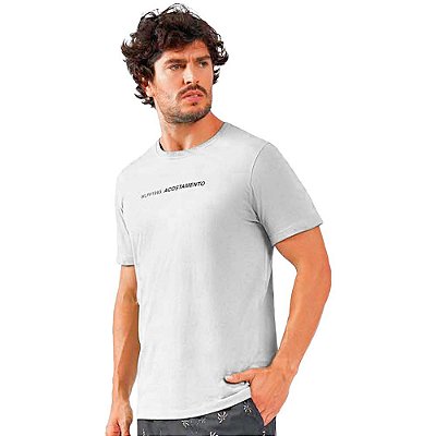 Camiseta Acostamento WLF93 O23 Branco Masculino