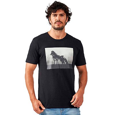 Camiseta Acostamento Forest IV23 Preto Masculino