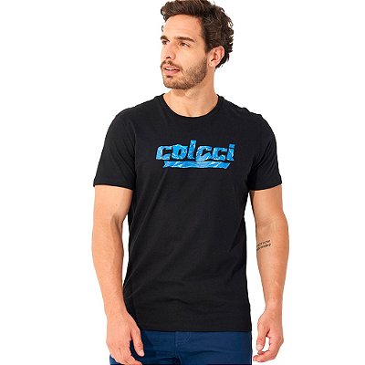Camiseta Colcci Big Logo OU23 Preto Masculino