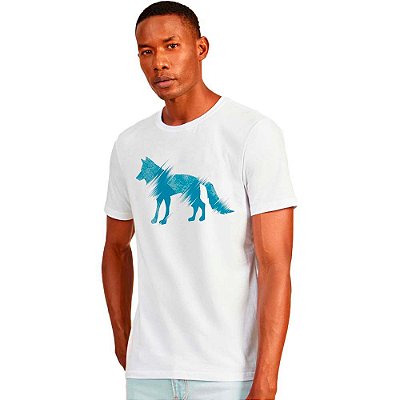 Camiseta Acostamento Big Wolf IN23 Branco Masculino