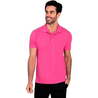 Camisa Polo Aramis Piquet Basic IN23 Rosa Masculino