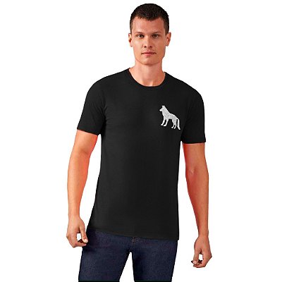 Camiseta Acostamento Bordado IN23 Preto Masculino