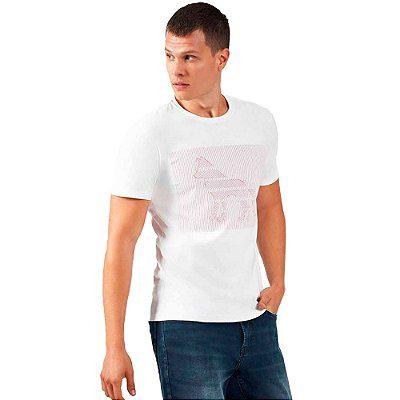 Camiseta Acostamento Lines IN23 Off White Masculino