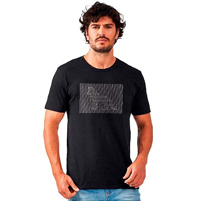Camiseta Acostamento Lines IN23 Preto Masculino