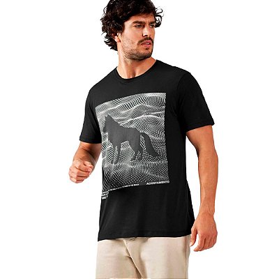 Camiseta Acostamento Wolf IN23 Preto Masculino