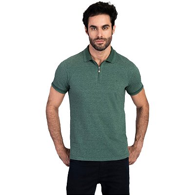Camiseta Polo Aramis Piquet Mouline IN23 Verde Masculino