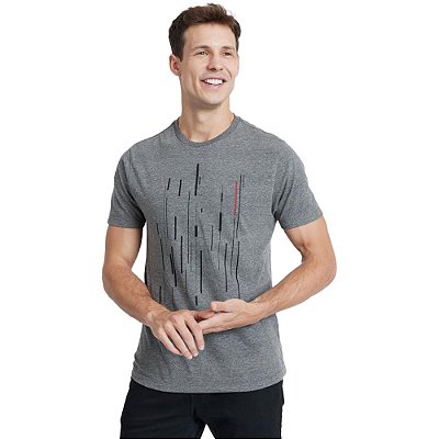 Camiseta Aramis Lines IN23 Grafite Masculino
