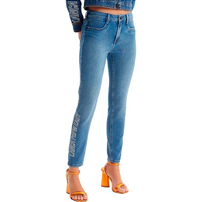 Calça Jeans Easy Lança Perfume Skinny H IN23 Azul Feminino
