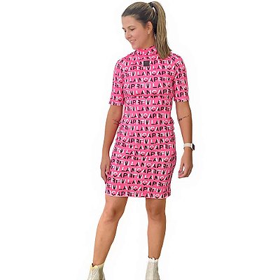 Vestido Canelado Easy Lança Perfume IN23 Rosa Feminino