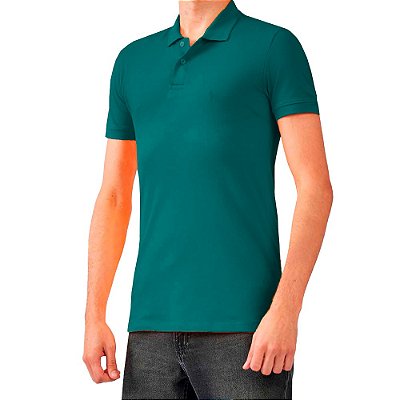 Camisa Polo Acostamento Casual IN23 Verde Masculino