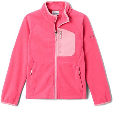 Jaqueta Fleece Columbia Fast Trek III Rosa Infantil