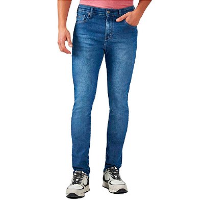 Calça Jeans Acostamento Rock IN23 Azul Masculino