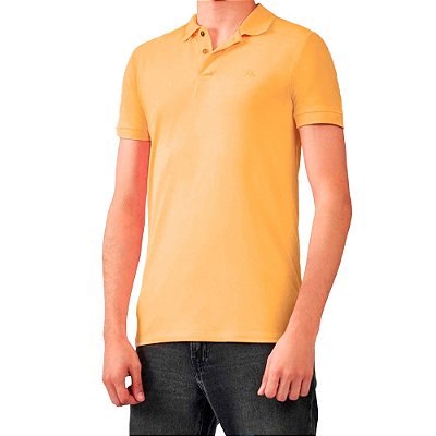Camisa Polo Acostamento Classic IN23 Amarelo Masculino