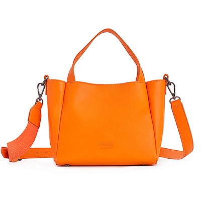 Bolsa Bucket Colcci Logo Stripe IN23 Laranja Feminino