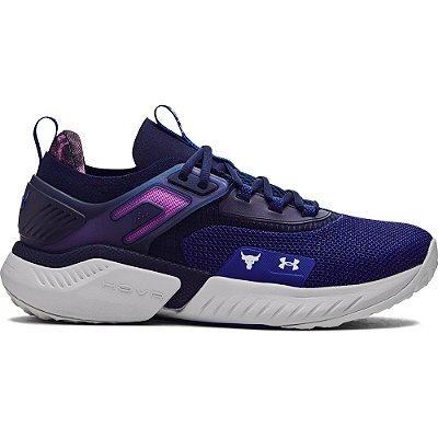 Tênis Under Armour Project Rock 5 Disrupt Roxo Masculino