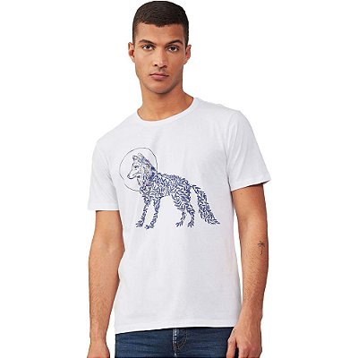 Camiseta Acostamento Leaves IN23 Branco Masculino